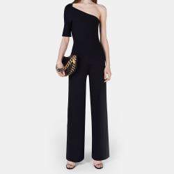 Pre Owned فستان محاك أسود بالكامل مضغوط ستيلا مكارتني