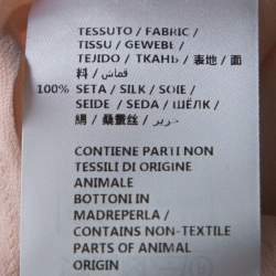 Pre Owned قميص ستيلا مكارتني روز إيفا حرير وردي فاتح بأكمام طويلة XL