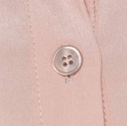 Pre Owned قميص ستيلا مكارتني روز إيفا حرير وردي فاتح بأكمام طويلة XL