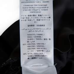 Pre Owned Stella McCartney Black Velvet Tailored Joggers M