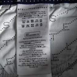 Pre Owned Stella McCartney Blue Denim Logo Waistband Jeans L