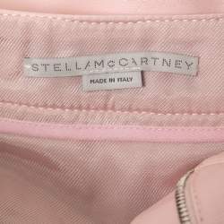 Stella McCartney Rose Pink Faux Leather Kallie Shorts S