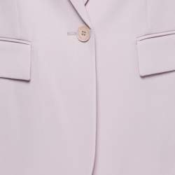 Pre Owned Stella McCartney Lavender Wool Blend Pant Suit S