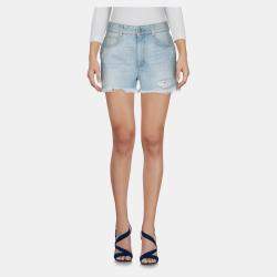 Pre Owned Stella Mccartney Cotton Denim shorts 27