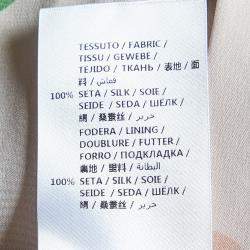 Pre Owned Stella McCartney Printed Wide Leg Pants 40