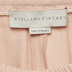 Stella McCartney Pink Stretch Crepe Tamara Trousers S