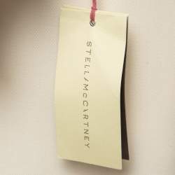 Stella McCartney Cream Side Stripe Wool Blend Formal Trousers S