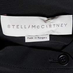 Pre Owned Stella McCartney Black Silk Ruffled Jumpsuit M