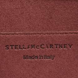 Pre Owned Stella McCartney Brown Faux Leather Medium Frayme Shoulder Bag