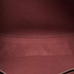 Pre Owned Stella McCartney Brown Faux Leather Medium Frayme Shoulder Bag