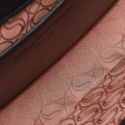 Pre Owned Stella McCartney Black Leather S-Wave Shoulder Bag