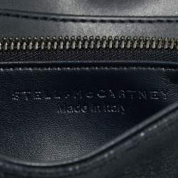 Stella McCartney Navy Blue Faux Leather Falabella Continental Wallet