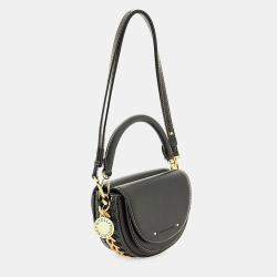 مملوكة مسبقًا Stella McCartney Alter Mat Black Leather Shoulder bag