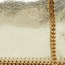 Pre Owned حقيبة كروس بودي ستيلا مكارتني فالابيلا جلد صناعي مشقق ذهبي