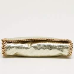 Pre Owned حقيبة كروس بودي ستيلا مكارتني فالابيلا جلد صناعي مشقق ذهبي