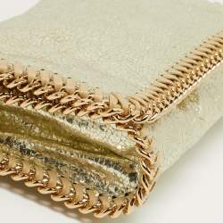 Pre Owned حقيبة كروس بودي ستيلا مكارتني فالابيلا جلد صناعي مشقق ذهبي