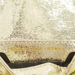 Pre Owned حقيبة كروس بودي ستيلا مكارتني فالابيلا جلد صناعي مشقق ذهبي