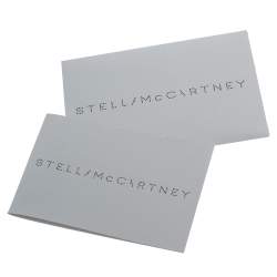 Pre Owned Stella McCartney Camel Logo Perforated Faux Leather Drawstring Backpack