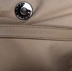 Pre Owned Stella Mccartney Beige Raffia Mini Falabella Tote