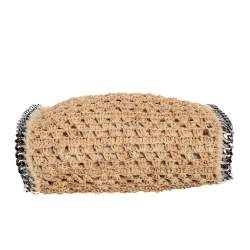 Pre Owned Stella Mccartney Beige Raffia Mini Falabella Tote