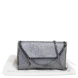 مملوكة مسبقًا حقيبة كروس ستيلا مكارتني ميني فالابيلا ديسكو غليتر متعدد الألوان