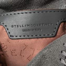 Pre Owned Stella McCartney Grey Faux Leather Tiny Falabella Crossbody Bag