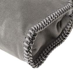 Pre Owned Stella McCartney Grey Faux Leather Tiny Falabella Crossbody Bag