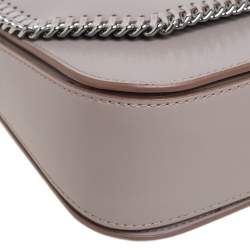 Pre Owned Stella McCartney Beige Faux Leather Falabella Box Shoulder Bag