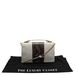 Pre Owned حقيبة كتف ستيلا مكارتني فلو جلد ثعبان صناعي متعدد الألوان كبيرة