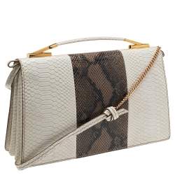 Pre Owned حقيبة كتف ستيلا مكارتني فلو جلد ثعبان صناعي متعدد الألوان كبيرة