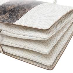 Pre Owned حقيبة كتف ستيلا مكارتني فلو جلد ثعبان صناعي متعدد الألوان كبيرة