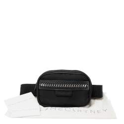 Pre Owned Stella McCartney Black Eco Nylon Mini Bum Belt Bag