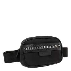 Pre Owned Stella McCartney Black Eco Nylon Mini Bum Belt Bag