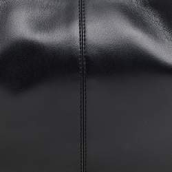 Pre Owned Stella McCartney Black Faux Leather Hobo