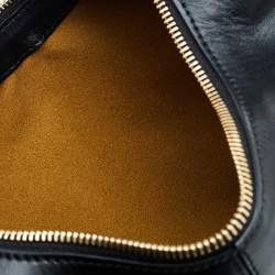 Pre Owned Stella McCartney Black Faux Leather Hobo