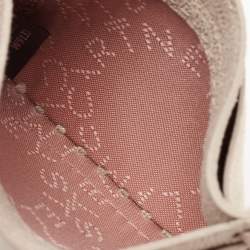 Pre Owned Stella McCartney Faux Suede Falabella Card Holder