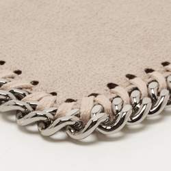 Pre Owned Stella McCartney Faux Suede Falabella Card Holder