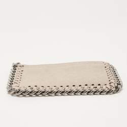 Pre Owned Stella McCartney Faux Suede Falabella Card Holder
