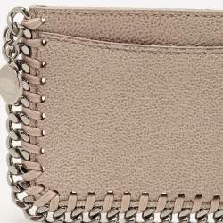 Pre Owned Stella McCartney Faux Suede Falabella Card Holder