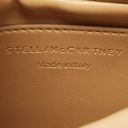 Pre Owned Stella McCartney Beige Faux Leather Small Puffy Shoulder Bag