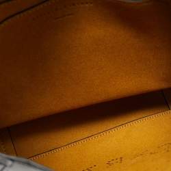 Pre Owned Stella McCartney Black Faux Leather Perforated Logo Shoulder Bag