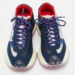 Stella McCartney Navy Blue/Grey Mesh and Fabric Reclypse Sneakers Size 41