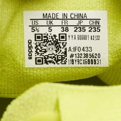 Pre Owned Stella McCartney x Adidas Neon Yellow Mesh Ultra Boost 23 Shock Slime Sneakers Size 38