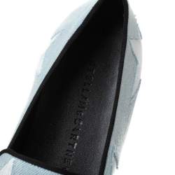 Pre Owned حذاء رياضي ستيلا ماكرتني سليب أون نعل سميك باينكس ستاردينم أزرق فاتح سليب أون مقاس 41