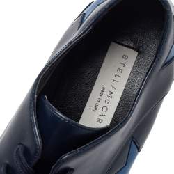 Pre Owned حذاء رياضي ستيلا مكارتني ايلسي جلد صناعي أزرق مقاس 35