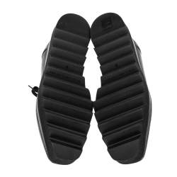 مملوكة مسبقًا حذاء رياضي ديربي ستيلا مكارتني إيلسي غليتر أسود نعل سميك مقاس 38