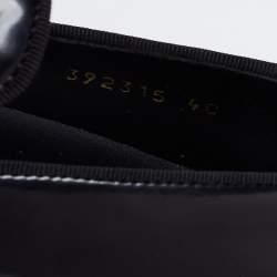 Pre Owned حذاء رياضي ستيلا مكارتني جلد صناعي أسود بسلسلة سليب أون مقاس 40