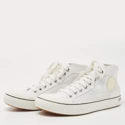 مملوكة مسبقًا Stella McCartney White Canvas High Top Sneakers Size 40