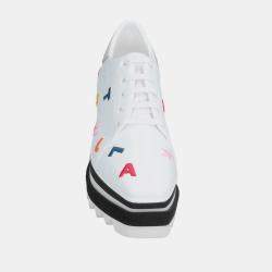 Pre Owned Stella McCartney Faux Leather Platform Derby Size 39.5