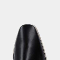 Pre Owned Stella Mccartney Faux Leather Platform Derby 40.5